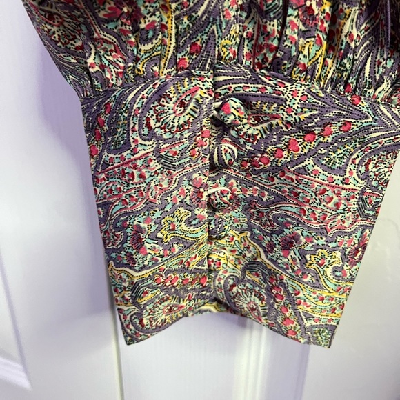 Banana Republic Paisley Long Sleeve Wrap Dress - Picture 4 of 4